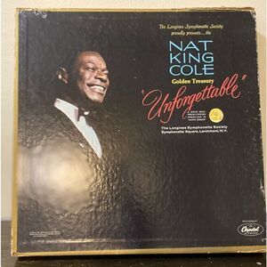 Vintage nat king Cole vinyl. Set of 6